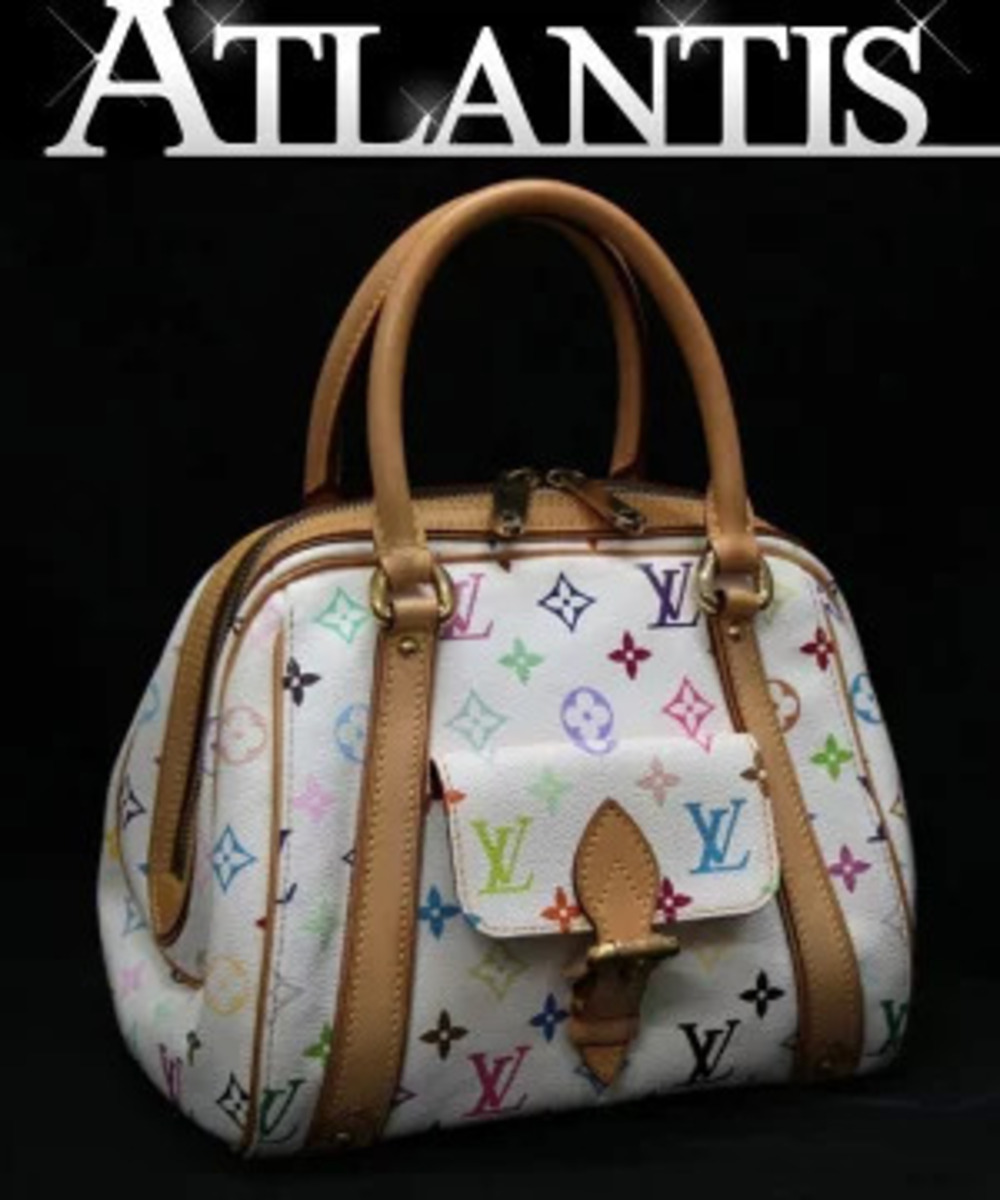 Louis Vuitton Priscilla Handbag Multicolor Blanc White